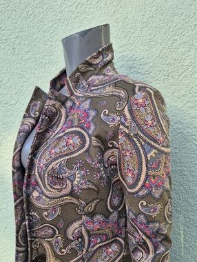 MNG Collection (Morocco) Ladies Paisley (1) Button Luxe Blazer/Jacket